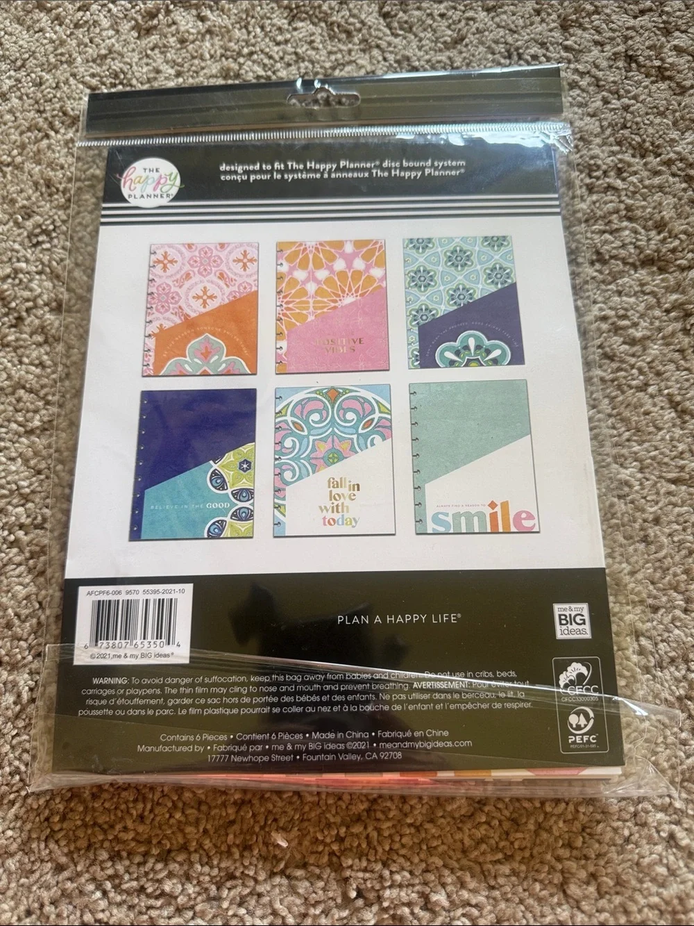 The Happy Planner Decorative Pocket Folders – Classic Happy Planner